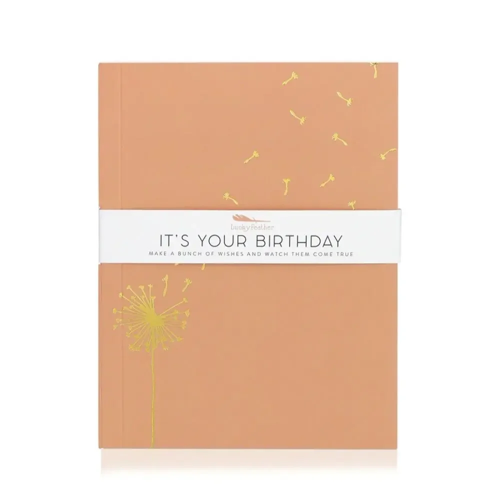 Lucky Feather Its Your Birthday Notebook New